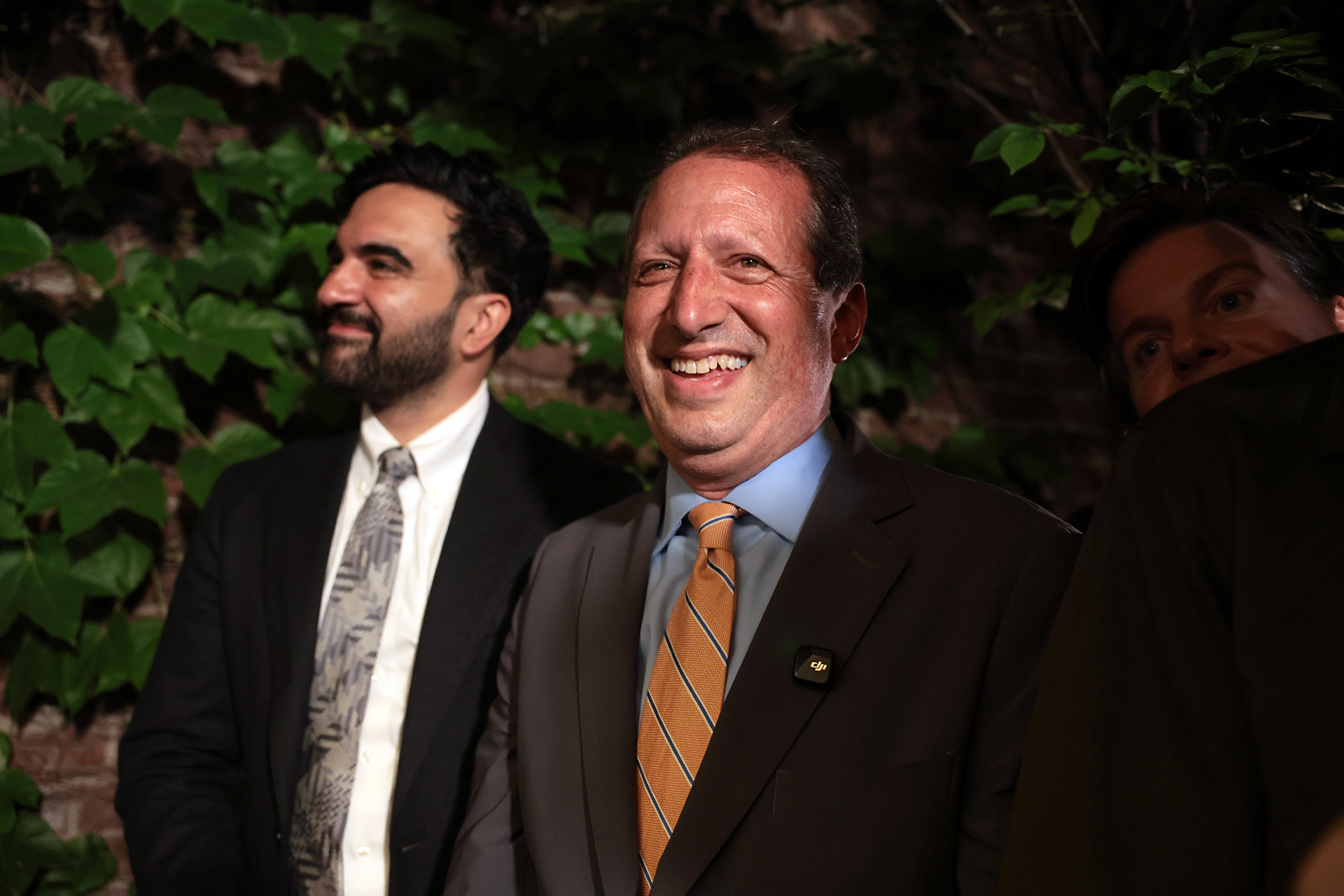 Democratic Congressional candidate Brad Lander stands with Mayor Zohran Mamdani after winning the 10th District Democratic primary Wednesday.