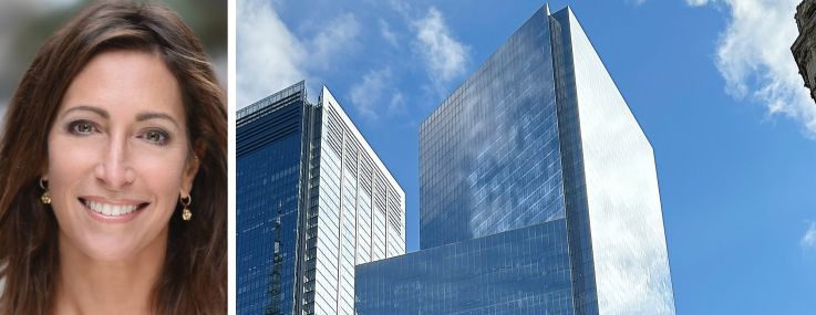 Silverstein Properties's Lisa Silverstein and 4 World Trade Center.
