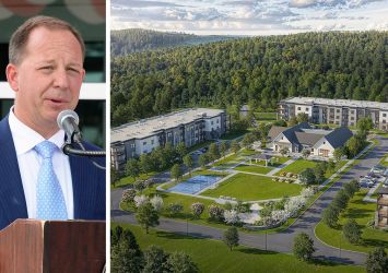 United Group President and CEO Michael Uccellini and The Arabella at Bramble Hill in Worchester, Mass.