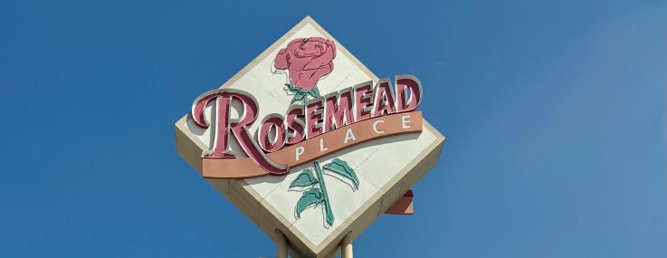 Rosemead Shopping Center Sign.