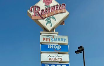 Rosemead Shopping Center Sign.