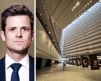 Blackstone's Scott Treblico and the Hyatt Regency San Francisco.