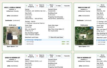 A screenshot of Prophetic's SearchAI results.