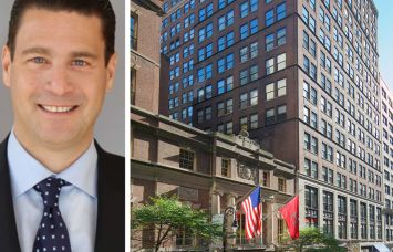 Olmstead Properties's Steve Marvin and 19 West 44th Street.