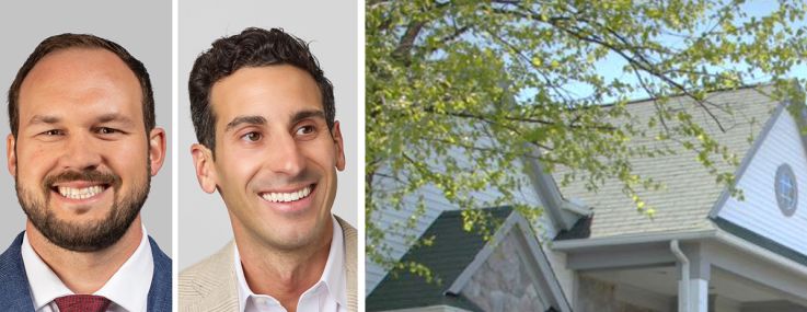 Berkadia's Wesley Moczul (clockwise from top left), Scott Wadler, Brad Williamson and Matthew Robbins, and Indian Lake Village, Lake Orion, Mich.