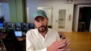 Yaakov Zar speaks at the AI and Innovation virtual forum.