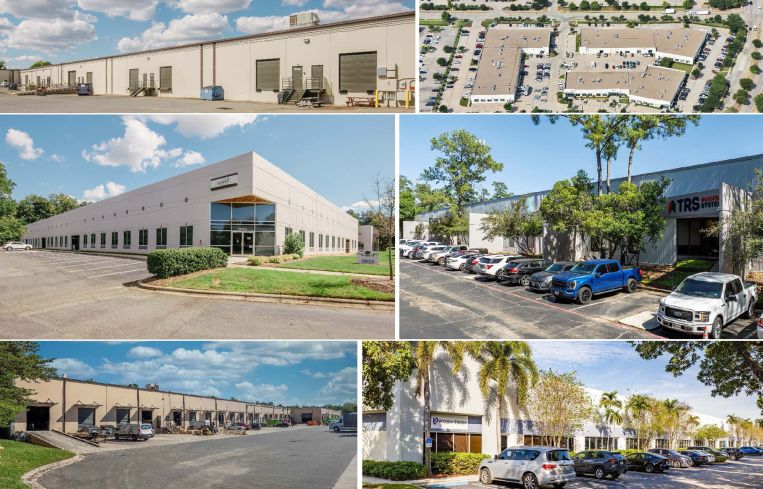 A collage of industrial properties.
