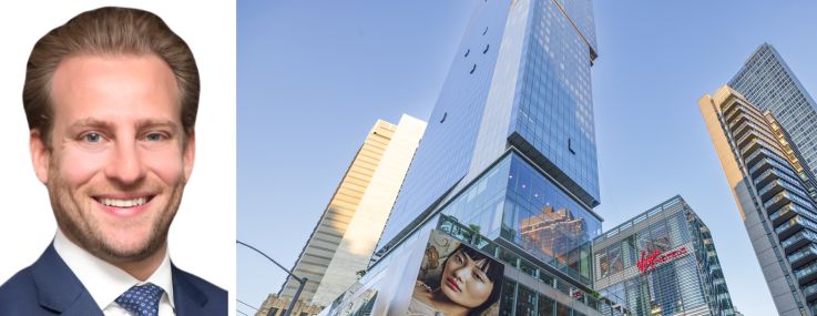 Newmark's Adam Weinblatt and Virgin Hotel Nomad at 1227 Broadway.