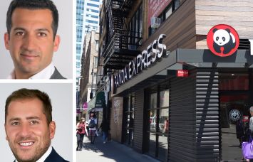 KSR's Albert Sultan (top) and Joseph Ash, and 423 Fulton Street, Brooklyn.