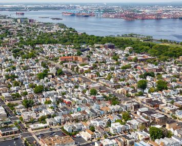 Bayonne, N.J., and Newark Bay.