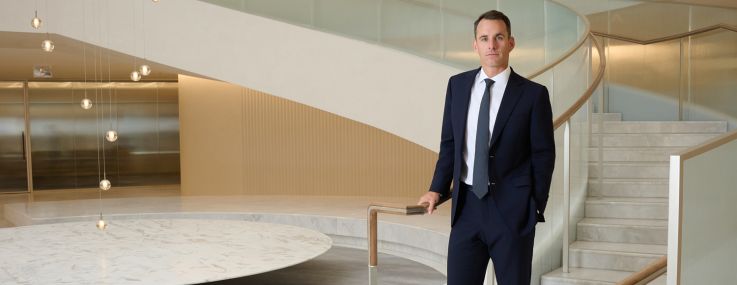 Brookfield's Ben Brown, photographed at Brookfield Place.