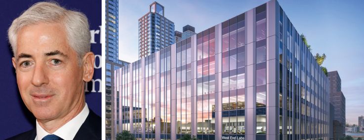 Pershing Square Foundation's Bill Ackman and 125 West End Avenue.