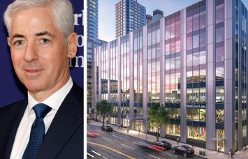 Pershing Square Foundation's Bill Ackman and 125 West End Avenue.