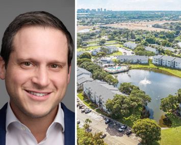 Meridian Capital Group's David Bollag and Ponte Verde in West Palm Beach, Fla.