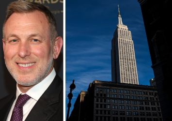 United Talent Agency's CEO David Kramer and the Empire State Building.