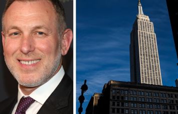 United Talent Agency's CEO David Kramer and the Empire State Building.