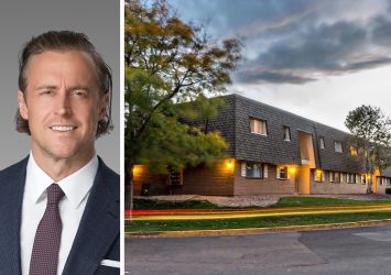 Dustin Stolly of Walker & Dunlop and Aspen Park in Northglenn, Colo.