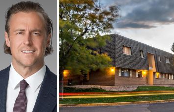 Dustin Stolly of Walker & Dunlop and Aspen Park in Northglenn, Colo.