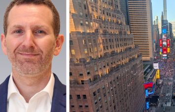Colliers's Frank Wallach and Times Square.