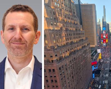 Colliers's Frank Wallach and Times Square.