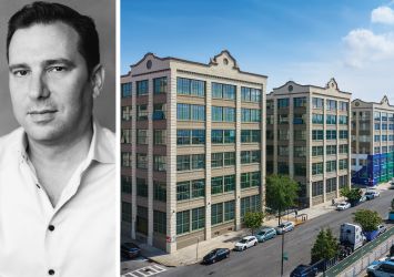 Industry City's Jeff Fein and Industry City in Brooklyn.