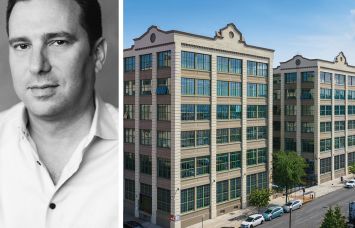 Industry City's Jeff Fein and Industry City in Brooklyn.