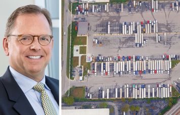 CenterPoint Properties' CEO Jim Clewlow and 17707 NW Miami Court, Miami Gardens, Fla.