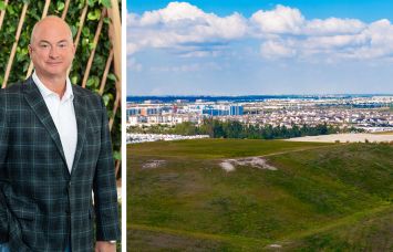 John Morris, president of Waste Management, and a South Florida landfill.