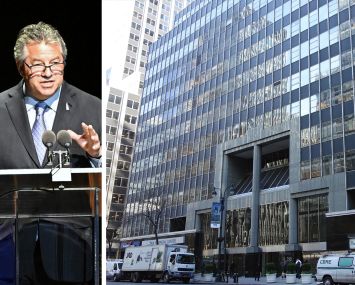 SL Green's Marc Holiday and 750 Third Avenue.