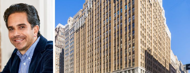 GFP Real Estate's Matthew Mandell and 520 Eighth Avenue.