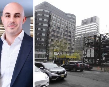 JLL's Mike Mazzara and 55 Smith Street, Brooklyn.