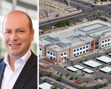 Arrow Real Estate Advisors's Morris Betesh and 1715 West Elliot Road in Gilbert, Ariz.