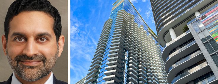 Blackstone Real Estate's Nadeem Meghji and East Miami hotel, Miami.