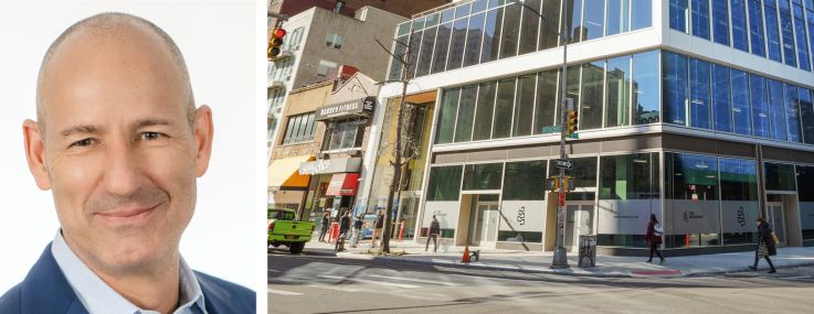 Savanna's Nick Bienstock (top) and Christopher Schlank, and 799 Broadway.