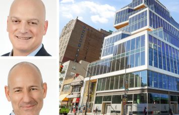 Savanna's Nick Bienstock (top) and Christopher Schlank, and 799 Broadway.