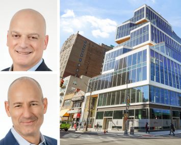 Savanna's Nick Bienstock (top) and Christopher Schlank, and 799 Broadway.