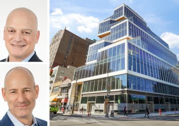 Savanna's Nick Bienstock (top) and Christopher Schlank, and 799 Broadway.