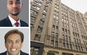 Noah Caspi (top), Todd Korren (bottom), and 256 West 38th Street.