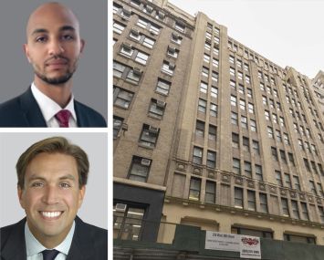 Noah Caspi (top), Todd Korren (bottom), and 256 West 38th Street.