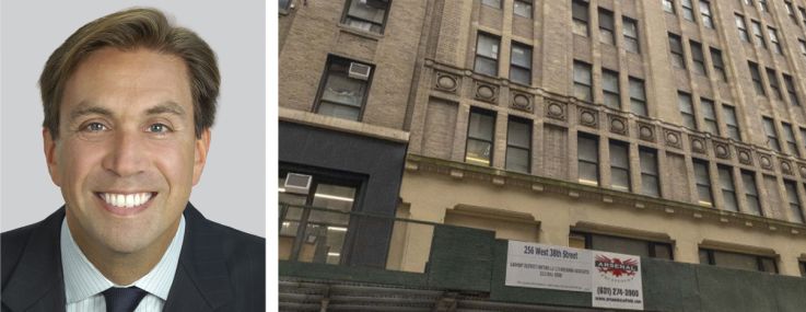 Noah Caspi (top), Todd Korren (bottom), and 256 West 38th Street.