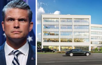 Secretary of Defense Pete Hegseth and One Country Road, Carle Place, N.Y.