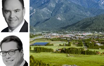 Izo Capital's Peter Porraro (top) and David Israel, and Alpine, Wyo.