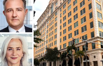 PGIM co-heads of real estate Raimondo Amabile (top) and Cathy Marcus, 2525 Ponce de Leon Boulevard, Coral Gables, Fla.