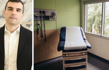 RXR's Russell Young and a medical office.
