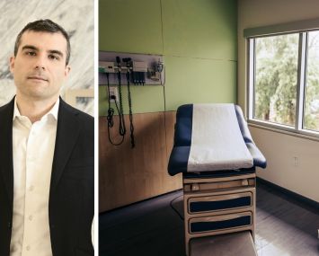RXR's Russell Young and a medical office.