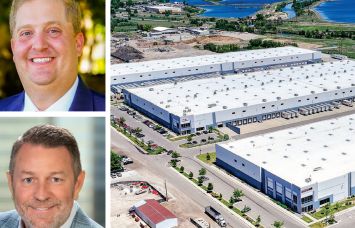 PCCP's Ryan Dodge (top), Stonemont's Zack Markwell, and North Central Logistics Center, Denver.