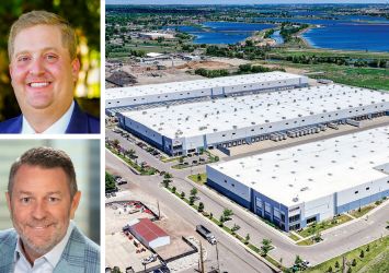 PCCP's Ryan Dodge (top), Stonemont's Zack Markwell, and North Central Logistics Center, Denver.