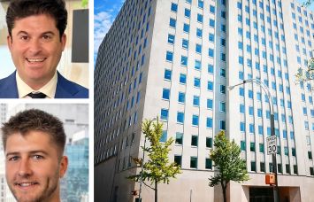 OPEN Impact Real Estate's Stephen Powers (top) and Alexander Smith, and Interchurch Center.