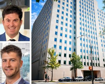 OPEN Impact Real Estate's Stephen Powers (top) and Alexander Smith, and Interchurch Center.