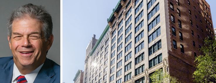 The Kaufman Organization President Steven Kaufman and 48 West 25th Street.